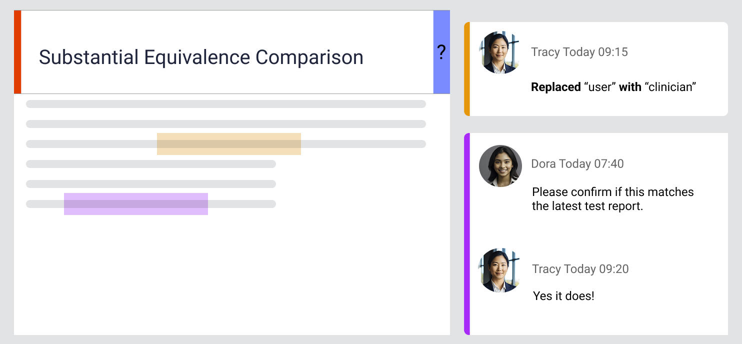collaboration and change tracking illustration